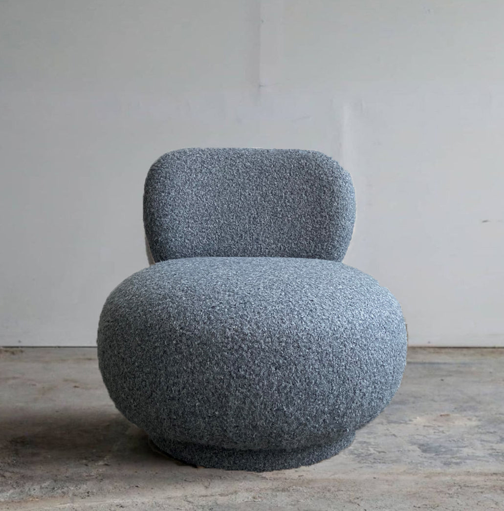 Arlo Swivel Chair, Denim